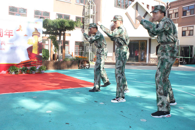 朝阳区松榆里幼儿园国防教育活动——“我和我的祖国-小小国防兵”